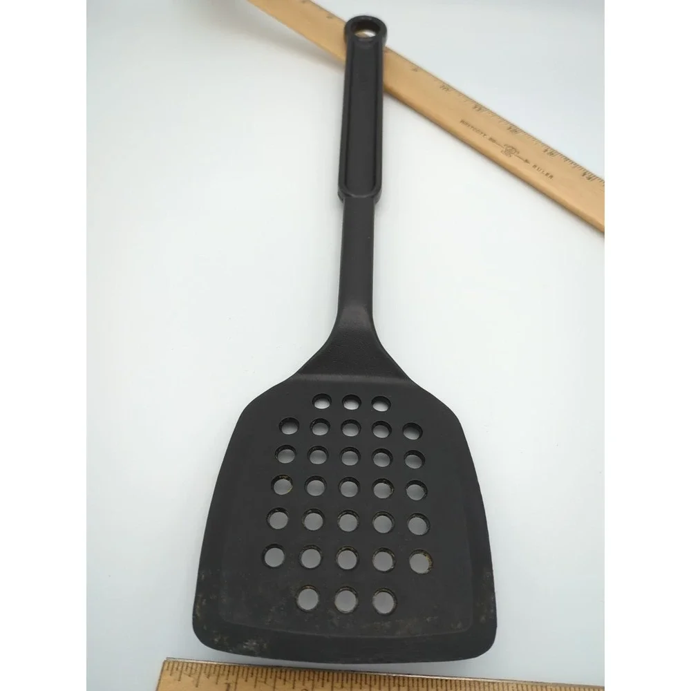 Vtg‎ Farberware Black Nylon Spatula Flipper Heat Resistant 400° F Made In USA